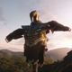 No, this is not a toy or a spoiler but there are no spoiler photos yet and if I put the toy here, that’s a spoiler, so I figured this was kind of displayed by Thanos like a toy.